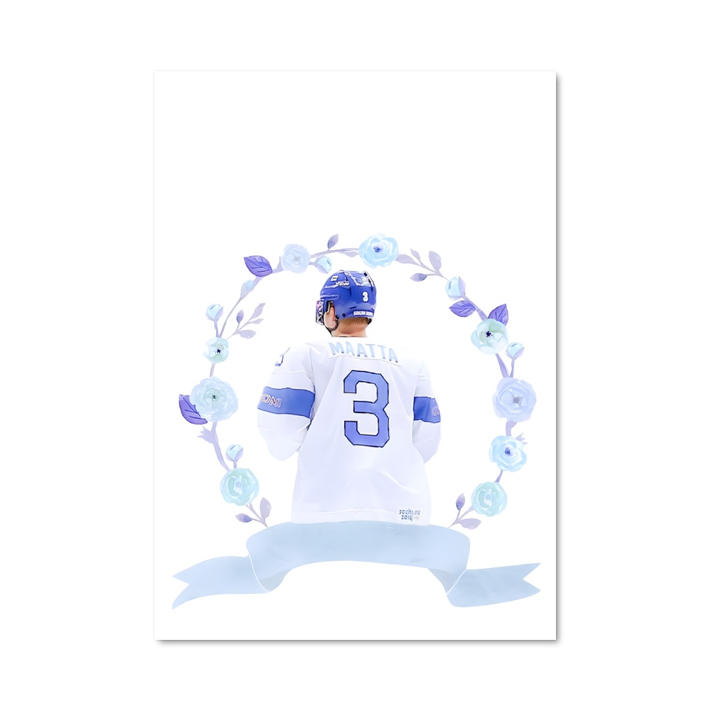 Poster Champion de Finlande – affiche Hockey sur glace